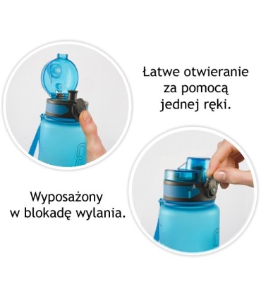 Bidon Coolpack 600 ml, Brisk - różowy