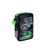 Potrójny piórnik z wyposażeniem Coolpack Jumper 3, Grey Badges B67150