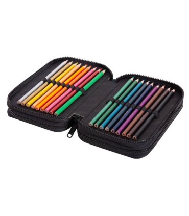 Potrójny piórnik z wyposażeniem Coolpack Jumper 3 Cherries C67238