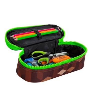 Usztywniany piórnik Coolpack Campus City Jungle, MOTYW GRY C62199