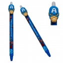 Długopis wymazywalny Colorino Marvel AVENGERS CAPITAN AMERYKA, niebieski