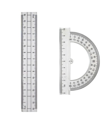 ZESTAW GEOMETRYCZNY 10 ELEMENTÓW COLORINO ZIELONY