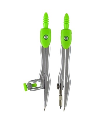 ZESTAW GEOMETRYCZNY 10 ELEMENTÓW COLORINO ZIELONY