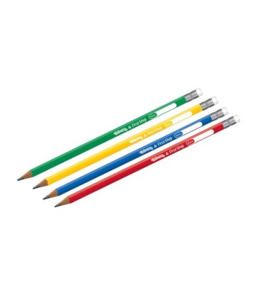 3x ołówek trójkątny do nauki pisania Colorino