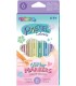 6 flamastrów pastelowych brokatowych Colorino