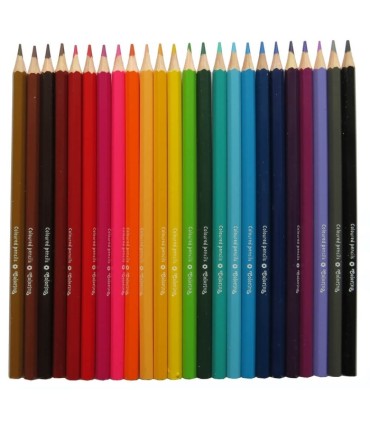 Kredki ołówkowe heksagonalne 24 kolory  Colorino