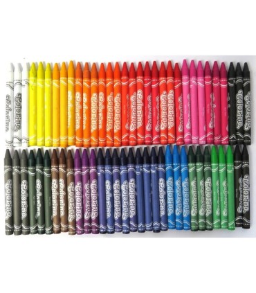 64 kredki świecowe w wiaderku Colorino