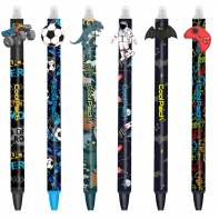Długopis wymazywalny dla dzieci motywy chłopięce Colorino - zestaw 6 sztuk