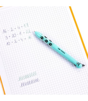 Długopis automatyczny mix 4szt. 2-kolorowe z uszami