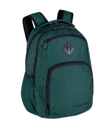 Dwukomorowy plecak szkolny CoolPack Break 30L Snow Green, E24022