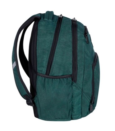 Dwukomorowy plecak szkolny CoolPack Break 30L Snow Green, E24022