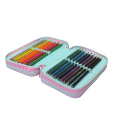 PIÓRNIK POTRÓJNY Z WYPOSAŻENIEM COOLPACK JUMPER 3 GRADIENT STRAWBERRY