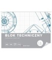 Blok techniczny biały A3 INTERDRUK 10 arkuszy 170g