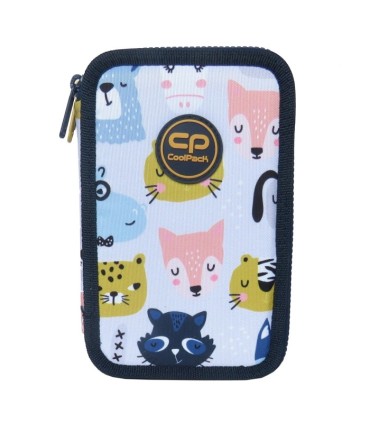 PIÓRNIK POTRÓJNY Z WYPOSAŻENIEM COOLPACK JUMPER 3 HAPPY ANIMALS