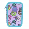 PIÓRNIK POTRÓJNY Z WYPOSAŻENIEM COOLPACK JUMPER 3 HAPPY DONUTS