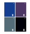 4 X ZESZYT A5, 80 KARTEK, KRATKA, INTERDRUK ONE COLOR