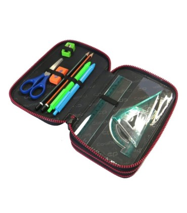 PIÓRNIK POTRÓJNY Z WYPOSAŻENIEM COOLPACK JUMPER 3 DINO ADVENTURE T-REX