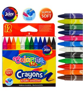 12 kredek świecowych Colorino