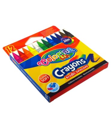12 kredek świecowych Colorino