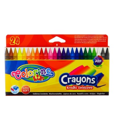 24 kredki świecowe Colorino