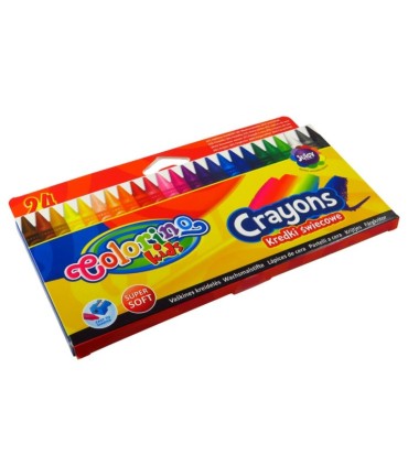 24 kredki świecowe Colorino