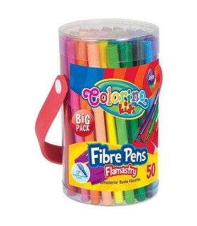 50 flamastrów w wiaderku Colorino