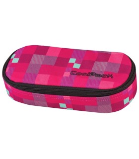 Usztywniany piórnik szkolny  Coolpack Campus Red Berry