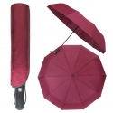 Automatyczny, składany bardzo mocny parasol męski XXL 120 cm, bordowy