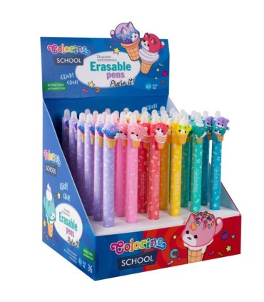 Długopis wymazywalny Colorino ICE CREAM LODY - zestaw 6 sztuk