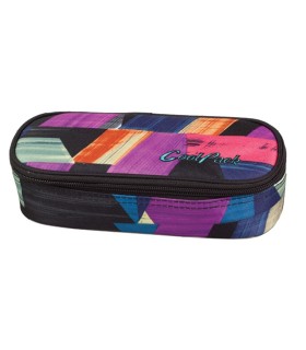 Usztywniany piórnik szkolny  Coolpack Campus Color Strokes, 677