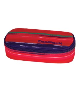 Usztywniany piórnik szkolny Coolpack Campus Texture Stripes, 737