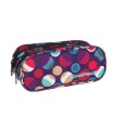 Saszetka piórnik szkolny Coolpack Clever, Mosaic Dots 724
