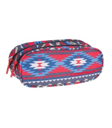 Saszetka piórnik szkolny Coolpack Clever, Boho Beige 804