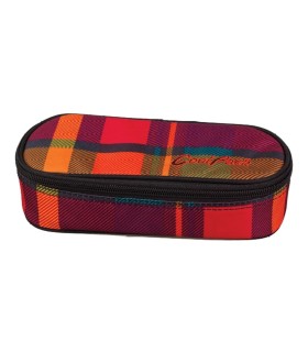 Usztywniany piórnik szkolny Coolpack Campus Sunset Check, 622