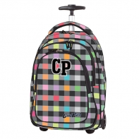 Plecak szkolny na kółkach CoolPack Target Pastel Check 1045