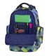 Młodzieżowy plecak szkolny CoolPack Brick 28 l, Blue Patchwork A497