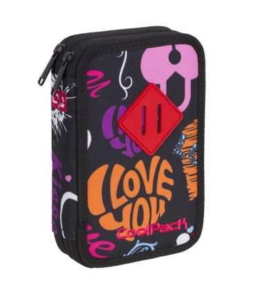 Podwójny piórnik z wyposażeniem, Coolpack Jumper 2, Emotions A442