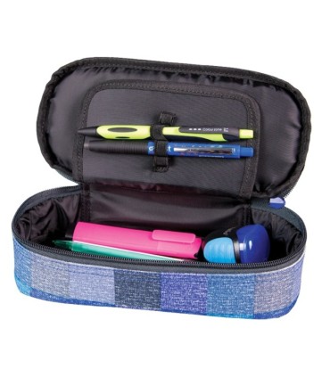 Usztywniany piórnik szkolny Coolpack Campus, Campus Neon Rubin, A465