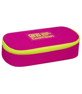 Usztywniany piórnik szkolny Coolpack Campus, Campus Neon Pink, A453