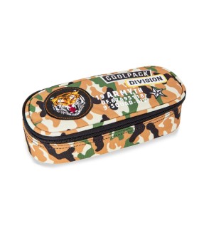 Usztywniany piórnik szkolny Coolpack Campus Camo Desert A62109