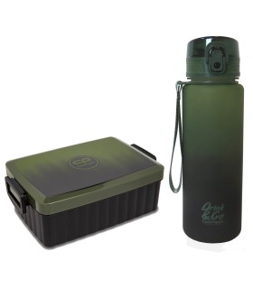 Zestaw śniadaniówka + bidon coolpack gradient Grass