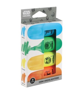 Zakreślacz mini 4 szt Mandalorian Disney Fashion