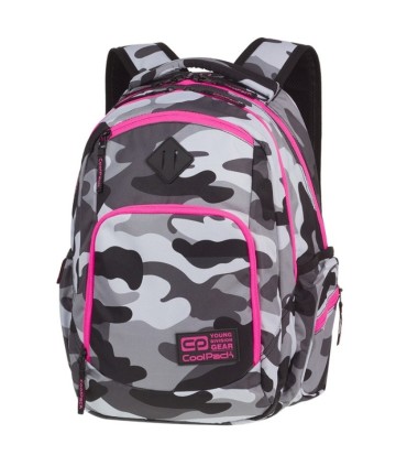 Młodzieżowy plecak szkolny CoolPack Break 29 l, Como Pink Neon A356