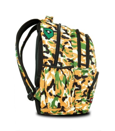 Plecak szkolny CoolPack Bentley 30L, CAMO  DESERT BADGES A16109