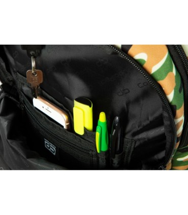 Plecak szkolny CoolPack Bentley 30L, CAMO  DESERT BADGES A16109