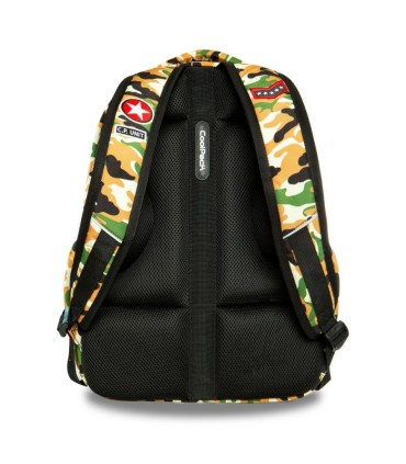 Plecak szkolny CoolPack Bentley 30L, CAMO  DESERT BADGES A16109