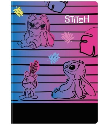 3 SZT. X ZESZYT A5, 32 KARTKI, KRATKA, STITCH BLACK, KAŻDY INNY