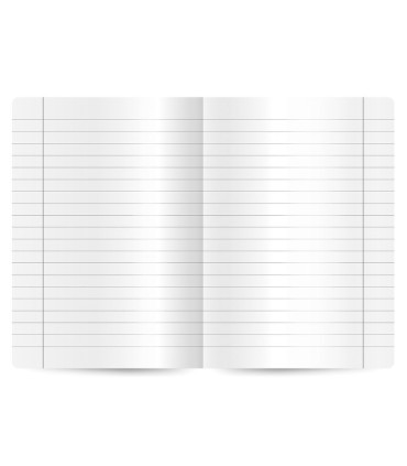 3 SZT. X ZESZYT A5, 32 KARTKI, LINIA, STITCH BLACK, KAŻDY INNY