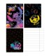 3 SZT. X ZESZYT A4, 60 KARTEK, LINIA, STITCH BLACK, KAŻDY INNY