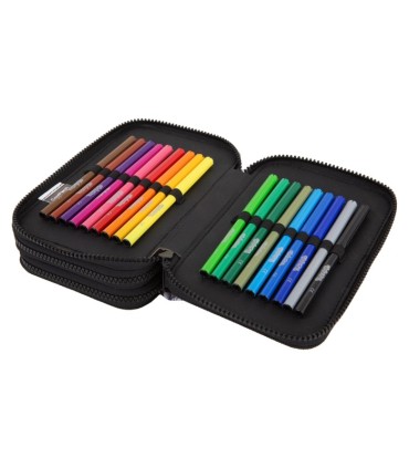 PIÓRNIK POTRÓJNY Z WYPOSAŻENIEM COOLPACK JUMPER 3, Daisy Black